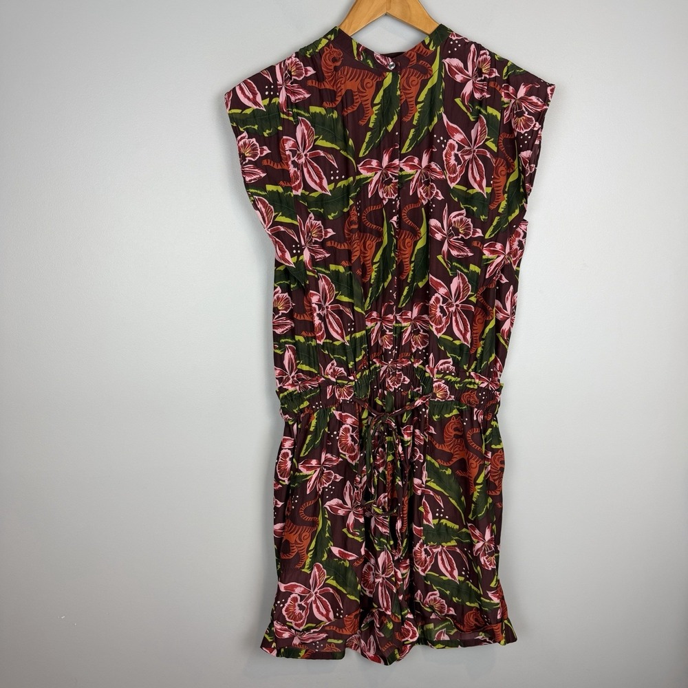 Scotch & Soda Romper Aloha Hula Womens Size Large Tigers and Floral print